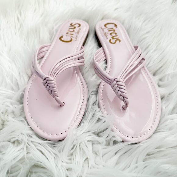 CIRCUS BY SAM EDELMAN | Cassiana Flip Flop Thong Sandals Lavender Purple | 8 - Picture 3 of 7